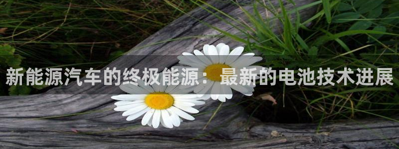 优发国际官方网：新能源汽车的终极能源：最新的电池技术进展