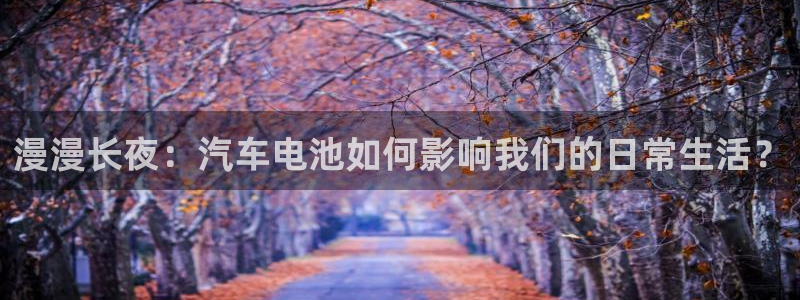 优发国际免费游戏下载：漫漫长夜：汽车电池如何影响我们的日常生活？